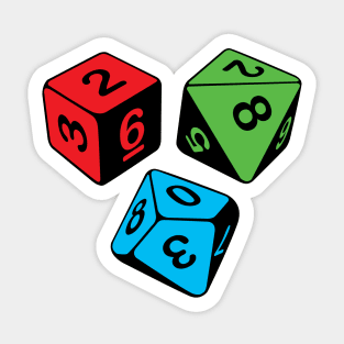 Dice trio Sticker